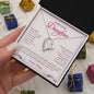 To My Lovely Daughter | Always Keep Me In Your Heart - Forever Love Necklace