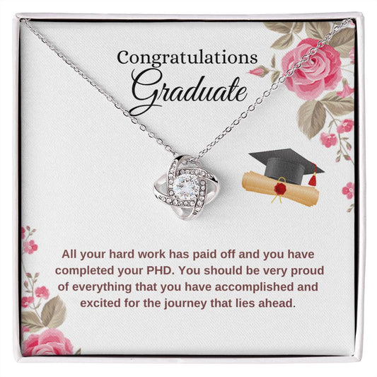 For Graduation | Congratulations - Love Knot Necklace